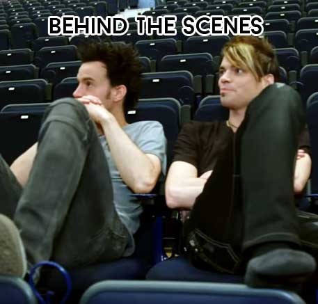Behind the scenes
